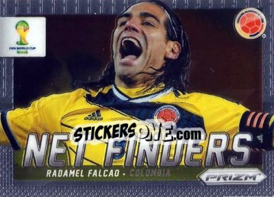 Sticker Radamel Falcao - FIFA World Cup Brazil 2014. Prizm n. NF-7 - Panini