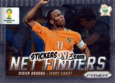 Figurina Didier Drogba - FIFA World Cup Brazil 2014. Prizm - Panini