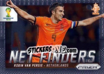 Sticker Robin van Persie - FIFA World Cup Brazil 2014. Prizm - Panini