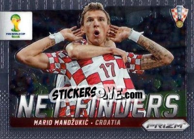 Figurina Mario Mandzukic - FIFA World Cup Brazil 2014. Prizm - Panini