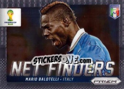 Sticker Mario Balotelli - FIFA World Cup Brazil 2014. Prizm - Panini