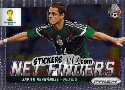 Sticker Javier Hernandez - FIFA World Cup Brazil 2014. Prizm - Panini