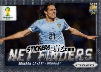 Sticker Edinson Cavani - FIFA World Cup Brazil 2014. Prizm - Panini