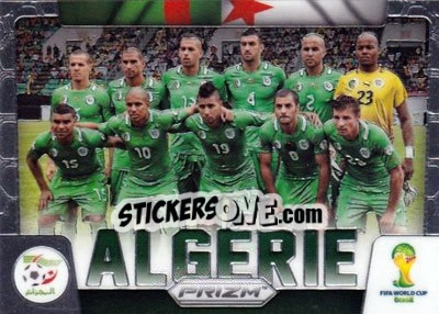 Cromo Algeria - FIFA World Cup Brazil 2014. Prizm - Panini