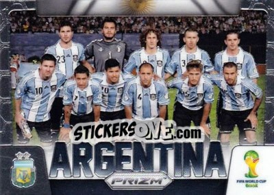 Sticker Argentina - FIFA World Cup Brazil 2014. Prizm n. TP-2 - Panini