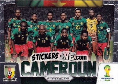 Figurina Cameroon - FIFA World Cup Brazil 2014. Prizm - Panini