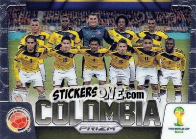 Figurina Colombia - FIFA World Cup Brazil 2014. Prizm - Panini