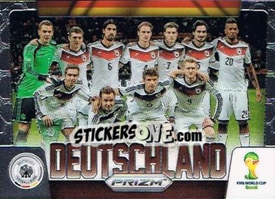 Sticker Deutschland - FIFA World Cup Brazil 2014. Prizm n. TP-15 - Panini