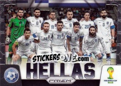 Sticker Hellas - FIFA World Cup Brazil 2014. Prizm - Panini