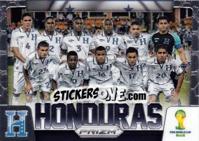Cromo Honduras - FIFA World Cup Brazil 2014. Prizm - Panini