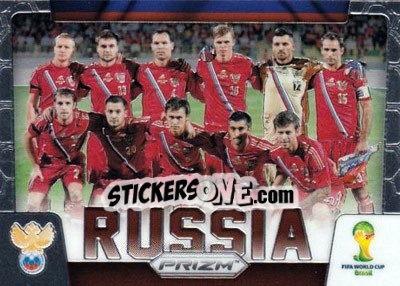 Sticker Rossija - FIFA World Cup Brazil 2014. Prizm - Panini