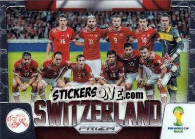 Sticker Switzerland - FIFA World Cup Brazil 2014. Prizm n. TP-30 - Panini