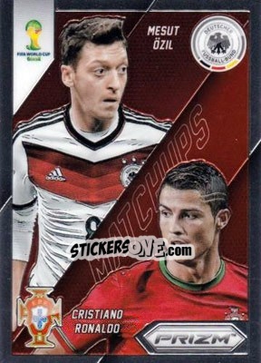 Cromo Cristiano Ronaldo / Mesut Ozil