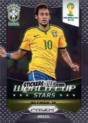 Sticker Neymar Jr. - FIFA World Cup Brazil 2014. Prizm n. WCS-7 - Panini