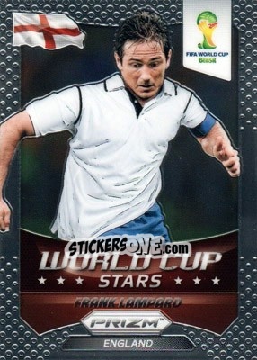 Cromo Frank Lampard - FIFA World Cup Brazil 2014. Prizm - Panini