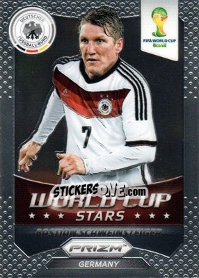 Sticker Bastian Schweinsteiger - FIFA World Cup Brazil 2014. Prizm n. WCS-16 - Panini