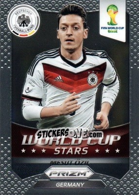 Sticker Mesut Ozil - FIFA World Cup Brazil 2014. Prizm n. WCS-18 - Panini