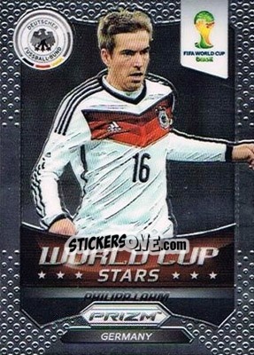 Sticker Philipp Lahm - FIFA World Cup Brazil 2014. Prizm n. WCS-19 - Panini