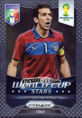 Sticker Gianluigi Buffon - FIFA World Cup Brazil 2014. Prizm n. WCS-25 - Panini
