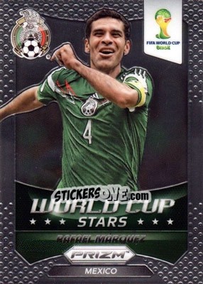 Cromo Rafael Marquez - FIFA World Cup Brazil 2014. Prizm - Panini