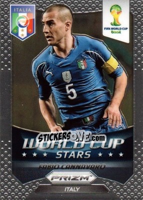 Sticker Fabio Cannavaro - FIFA World Cup Brazil 2014. Prizm - Panini