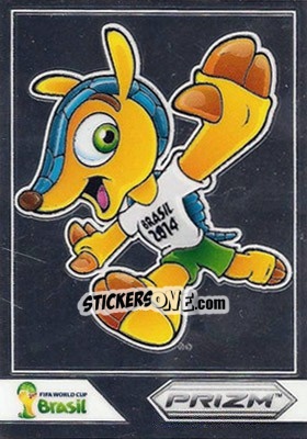 Cromo Fuleco - FIFA World Cup Brazil 2014. Prizm - Panini