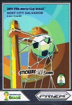 Sticker Salvador - FIFA World Cup Brazil 2014. Prizm n. WCP-11 - Panini