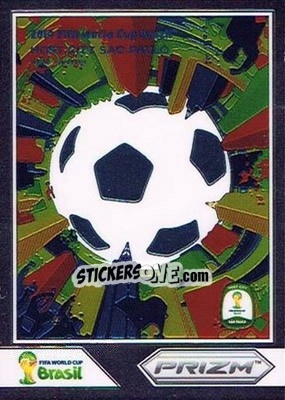 Sticker Sao Paulo - FIFA World Cup Brazil 2014. Prizm n. WCP-12 - Panini