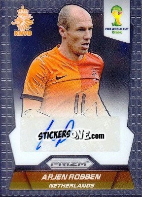 Figurina Arjen Robben - FIFA World Cup Brazil 2014. Prizm - Panini