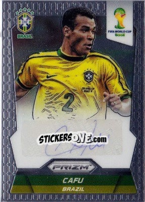 Sticker Cafu - FIFA World Cup Brazil 2014. Prizm - Panini