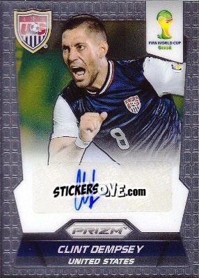 Sticker Clint Dempsey - FIFA World Cup Brazil 2014. Prizm n. S-CD - Panini