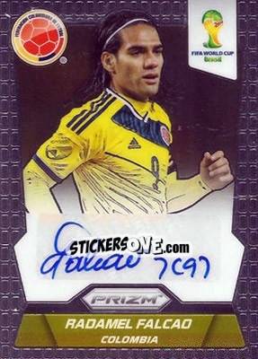 Sticker Radamel Falcao - FIFA World Cup Brazil 2014. Prizm n. S-FA - Panini