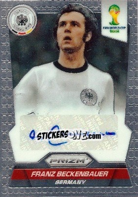 Sticker Franz Beckenbauer - FIFA World Cup Brazil 2014. Prizm n. S-FB - Panini