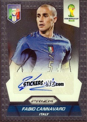 Cromo Fabio Cannavaro - FIFA World Cup Brazil 2014. Prizm - Panini