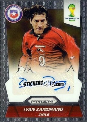 Cromo Ivan Zamorano - FIFA World Cup Brazil 2014. Prizm - Panini