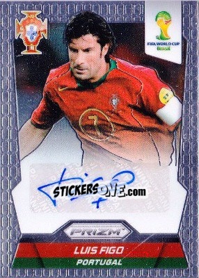 Sticker Luis Figo - FIFA World Cup Brazil 2014. Prizm n. S-LF - Panini