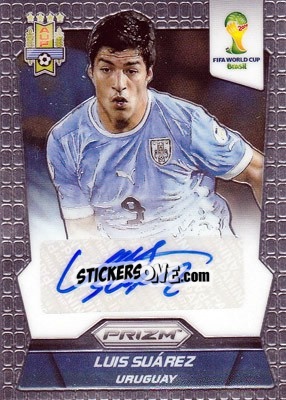 Sticker Luis Suarez - FIFA World Cup Brazil 2014. Prizm n. S-LS - Panini