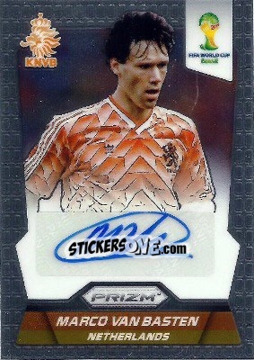 Figurina Marco Van Basten - FIFA World Cup Brazil 2014. Prizm - Panini