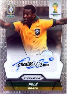 Figurina Pele - FIFA World Cup Brazil 2014. Prizm - Panini