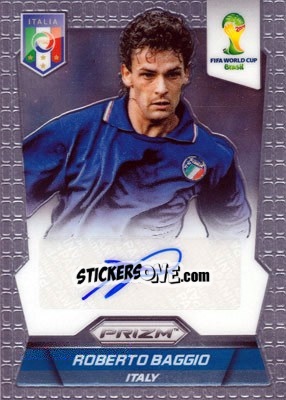 Cromo Roberto Baggio - FIFA World Cup Brazil 2014. Prizm - Panini