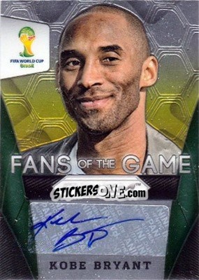 Sticker Kobe Bryant - FIFA World Cup Brazil 2014. Prizm - Panini