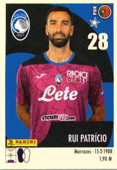 Sticker Rui Patrício - Calciatori 2024-2025 n. 6 - Panini