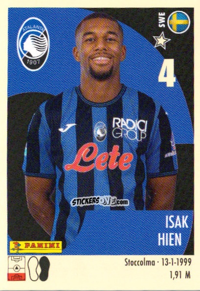 Sticker Isak Hien - Calciatori 2024-2025 n. 8 - Panini