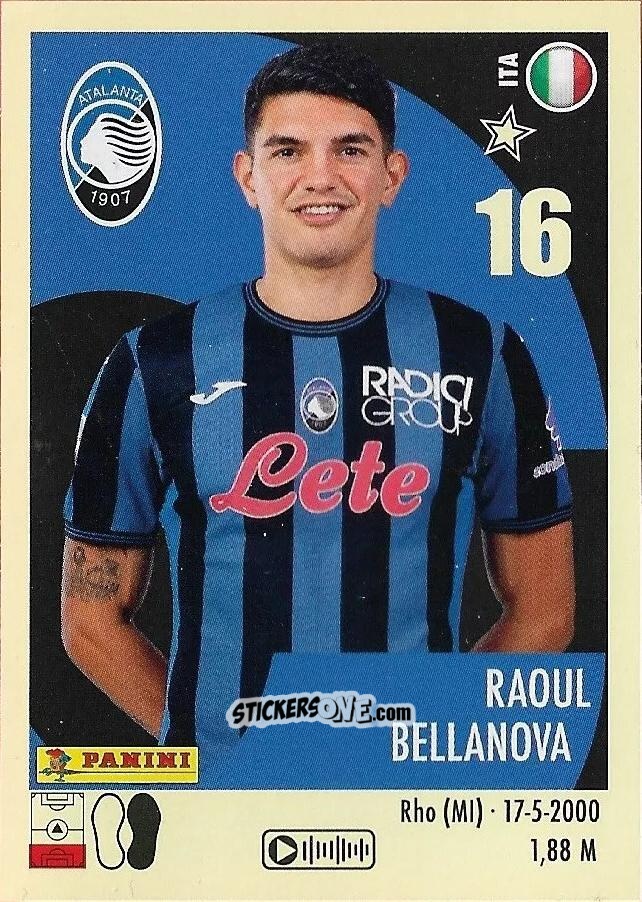 Sticker Raoul Bellanova - Calciatori 2024-2025 n. 10 - Panini