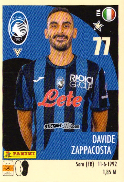 Sticker Davide Zappacosta - Calciatori 2024-2025 n. 16 - Panini