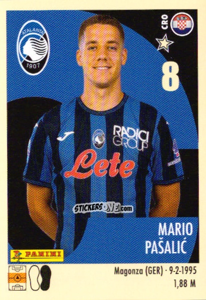 Sticker Mario Pašalić - Calciatori 2024-2025 n. 18 - Panini