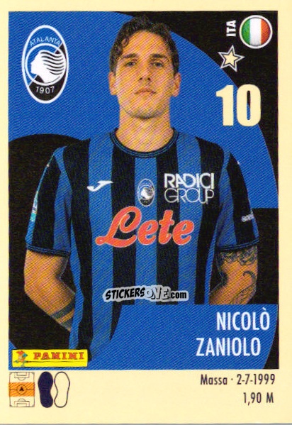 Sticker Nicolò Zaniolo - Calciatori 2024-2025 n. 20 - Panini