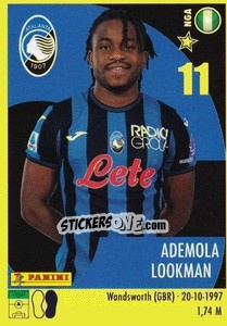 Sticker Ademola Lookman - Calciatori 2024-2025 n. 24 - Panini