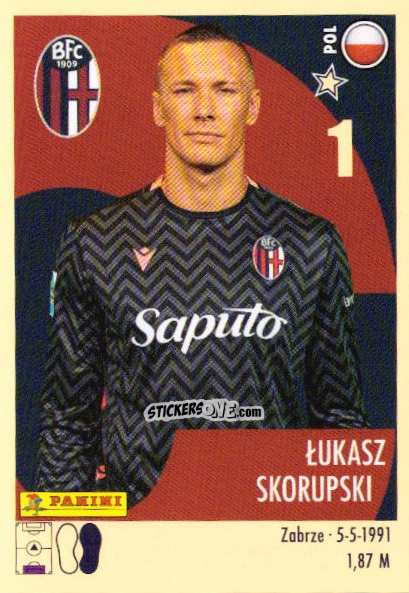 Sticker Łukasz Skorupski - Calciatori 2024-2025 n. 32 - Panini