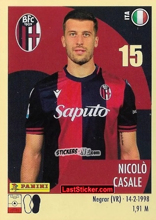 Figurina Nicolò Casale - Calciatori 2024-2025 n. 37 - Panini